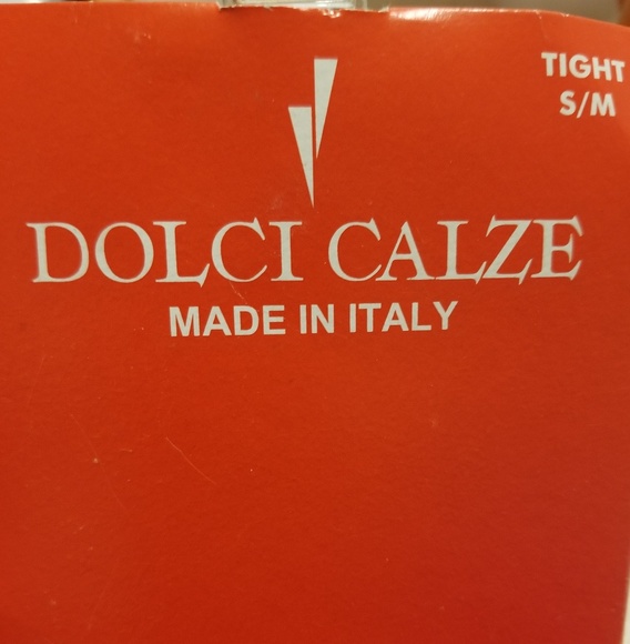 Dolci Calze s/m gray eyelet tights - Picture 2 of 5